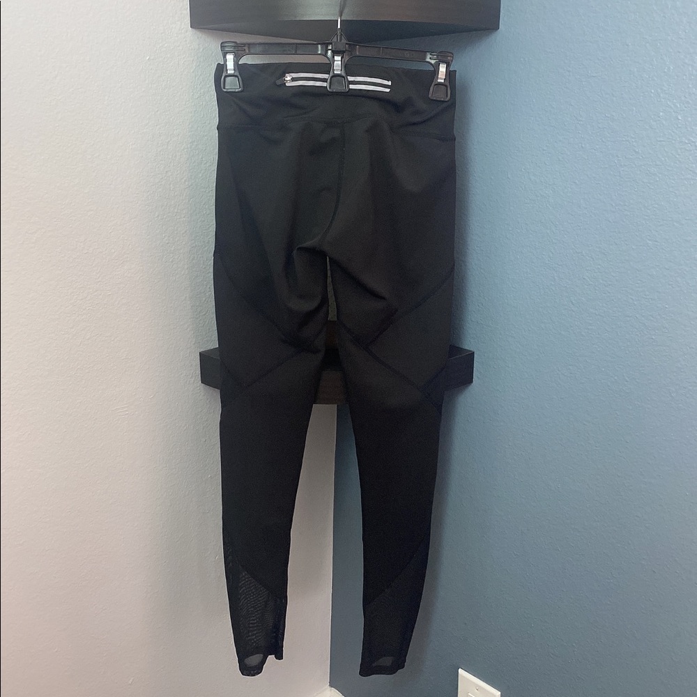 Rag Black See Through Design Leggings - image 4